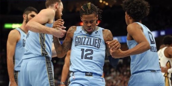 足球-14战12胜冲至西部第二 灰熊正成为NBA的一朵奇葩