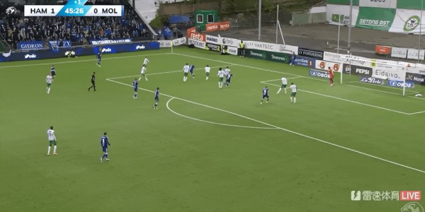 ⚽挪超半场：罗兹首开记录，贝拉沙扳平，汉坎暂1-1莫尔德